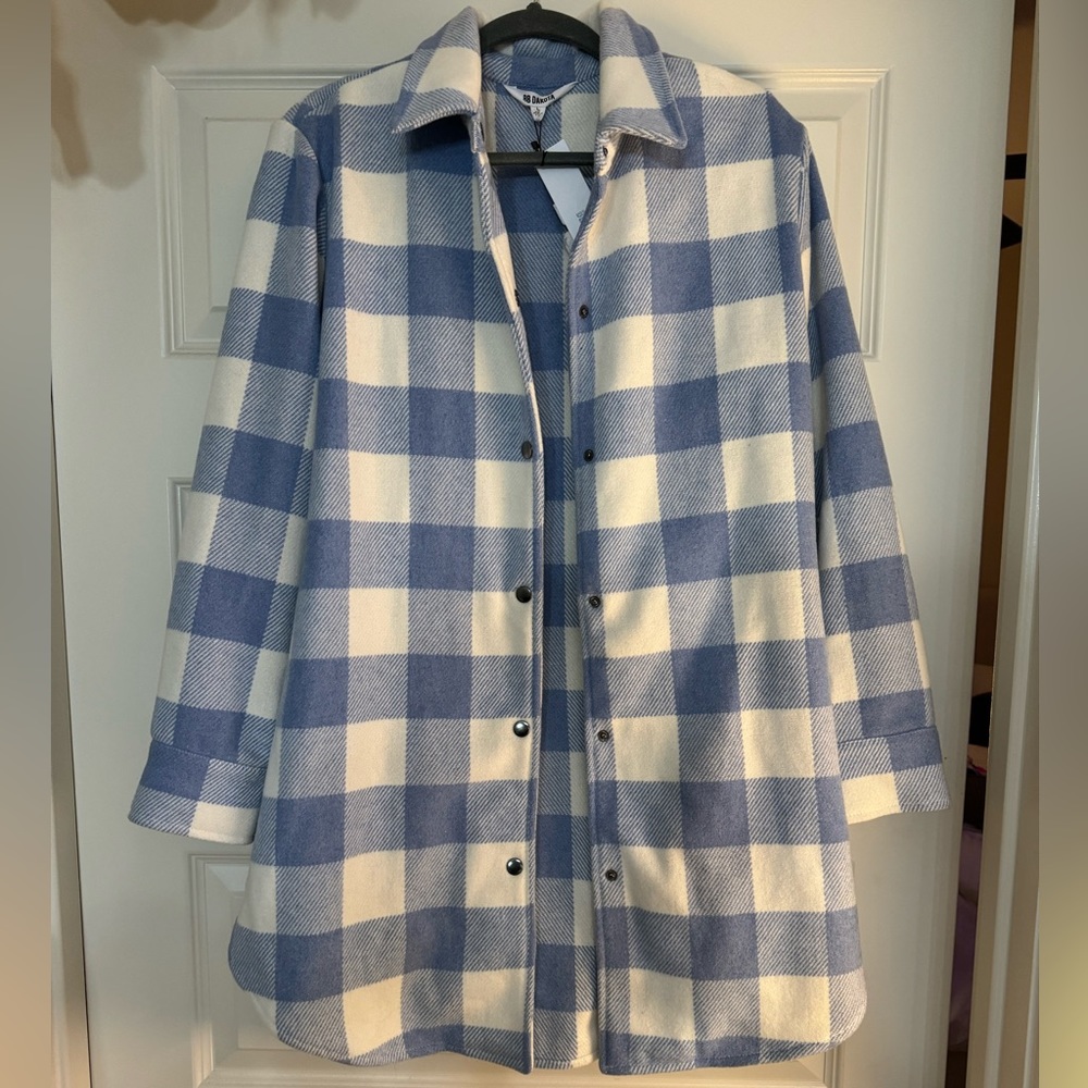 BB DAKOTA checkered shacket